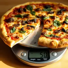 Ile gram ma kawałek pizzy? Odkryj zaskakujące wagi różnych rodzajów