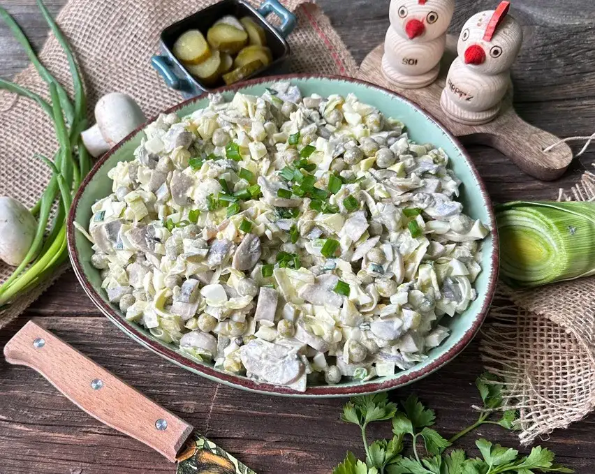 Zdjęcie Jak ugotować pieczarki do sałatki, aby zachować ich smak i wartości odżywcze